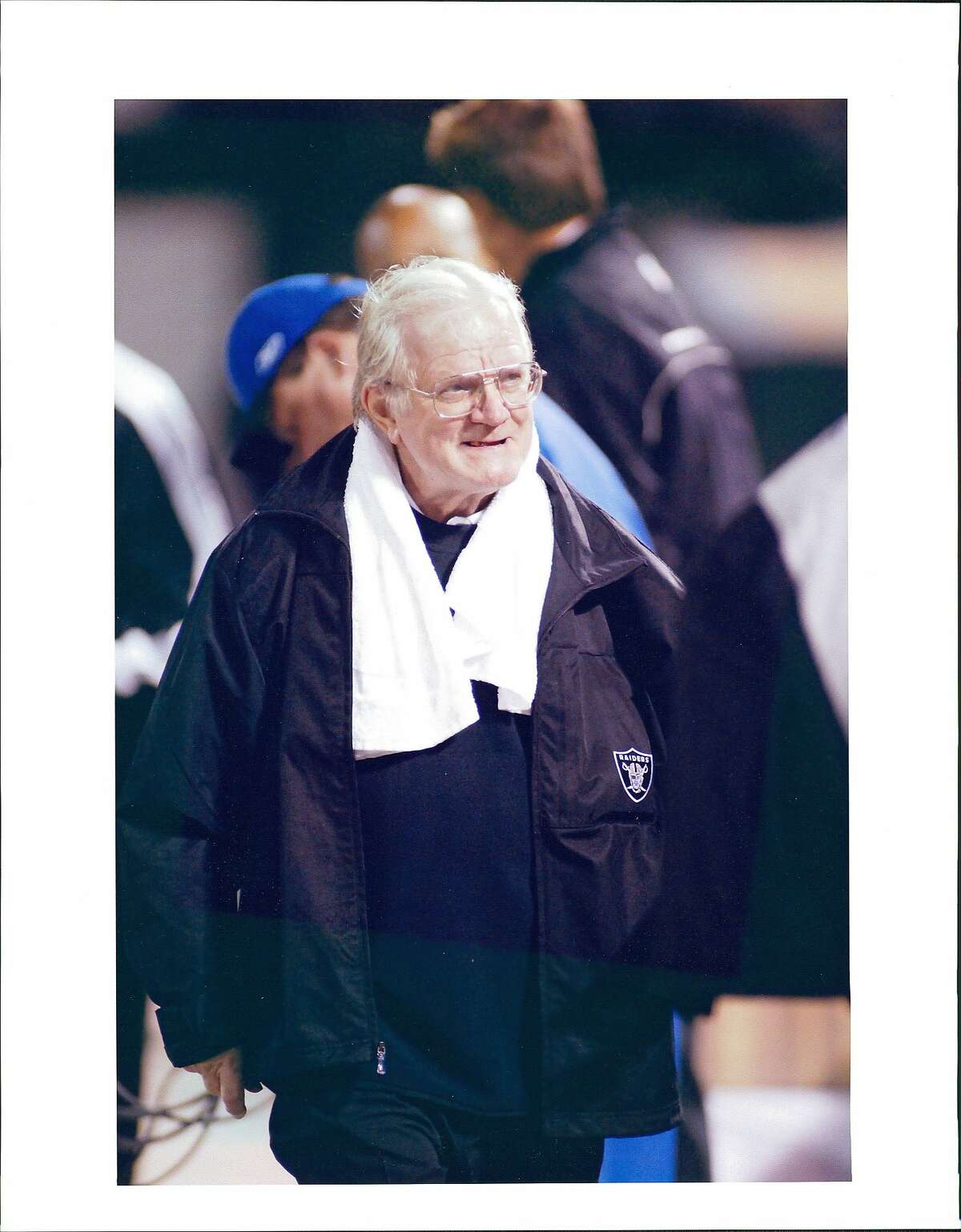 Longtime equipment manager Richard "Dick" Romanski died on Nov. 9, 2015. He was the team's original equipment manager and was followed by his son, Bobby. The two have been the only equipment managers in team history. Richard Romanski Equipment manager of The Oakland Raiders on the sideline during a game.