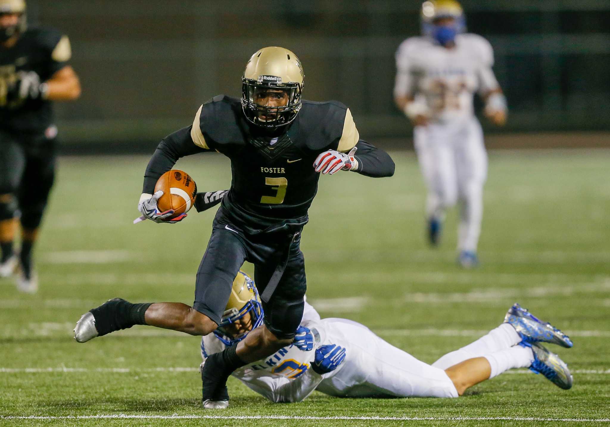 CeeDee Lamb 3 John and Randolph Foster High School Falcons Black Football  Jersey 2 — BORIZ