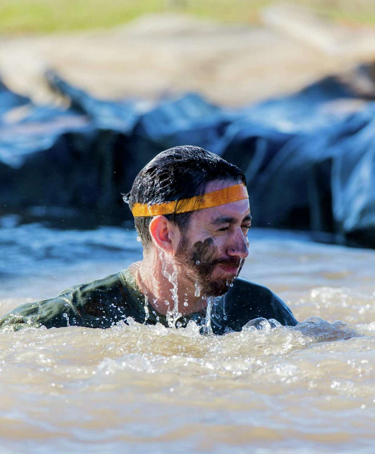 Muddy obstacle course proves challenging