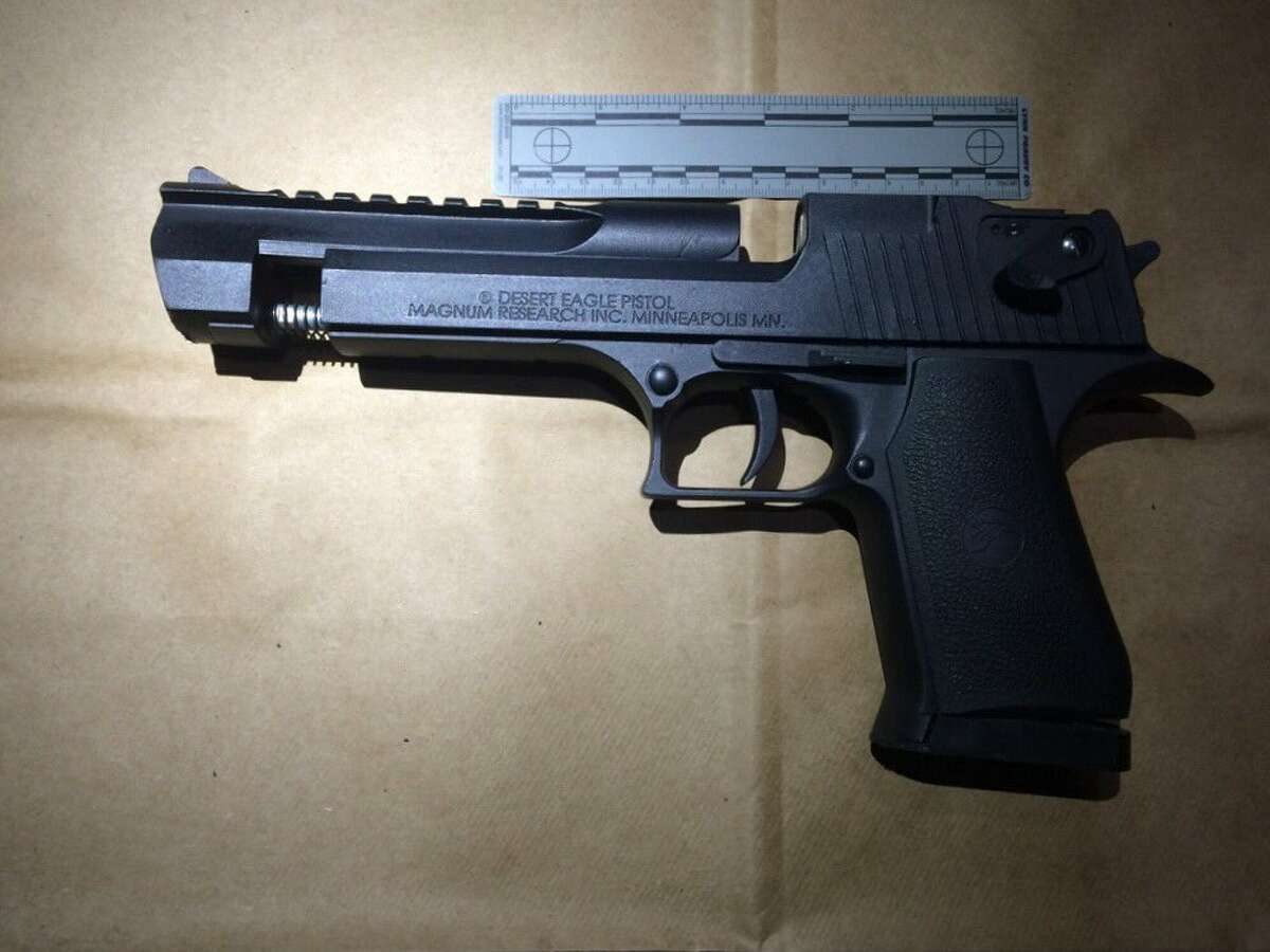 Oakland police released this photo of what they say is a replica gun used by a suspect in a fatal officer-involved shooting on Sunday, Nov. 15, 2015.