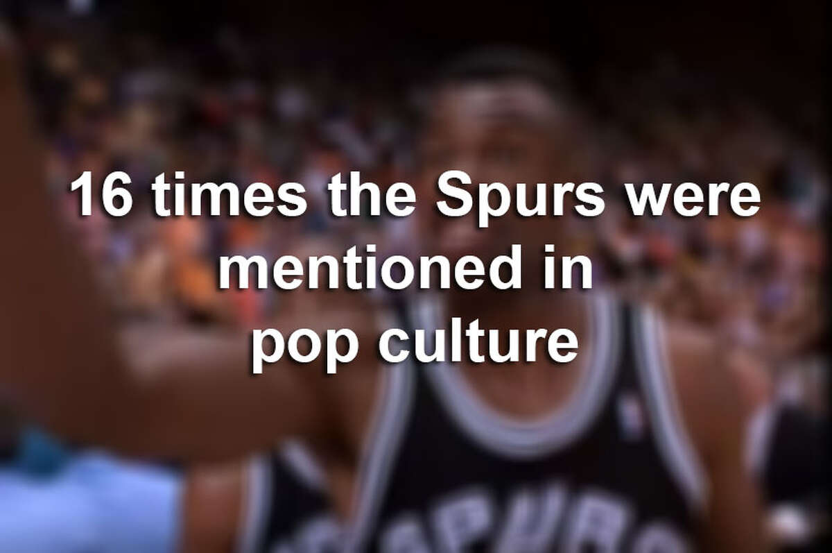 Sure, the Spurs are the stars of their own H-E-B commercials but outside of San Antonio, they aren't always in the pop culture spotlight.
