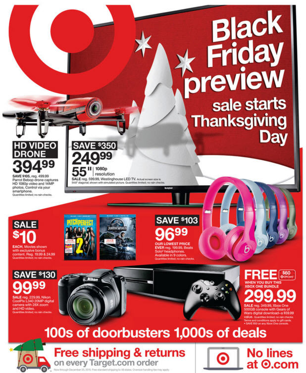 Target Black Friday ads for 2015 released