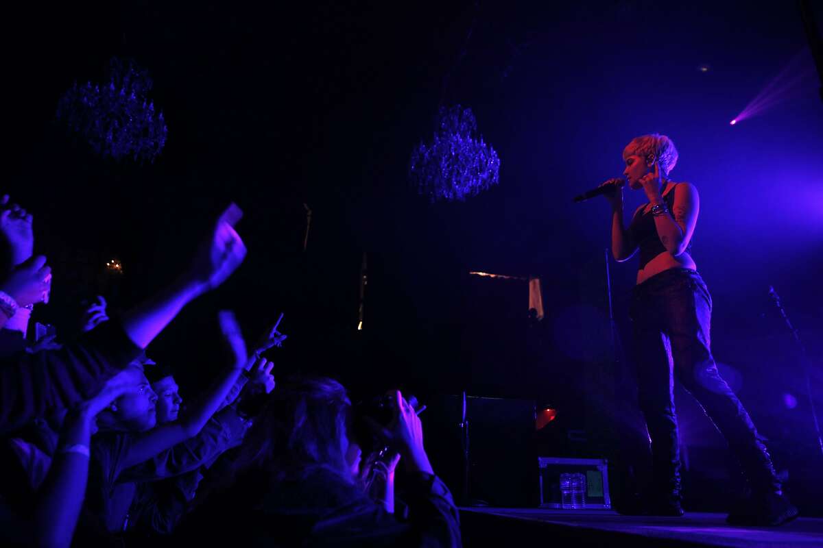 Halsey performed at The Fillmore in San Francisco, Calif., on Monday, November 16, 2015.