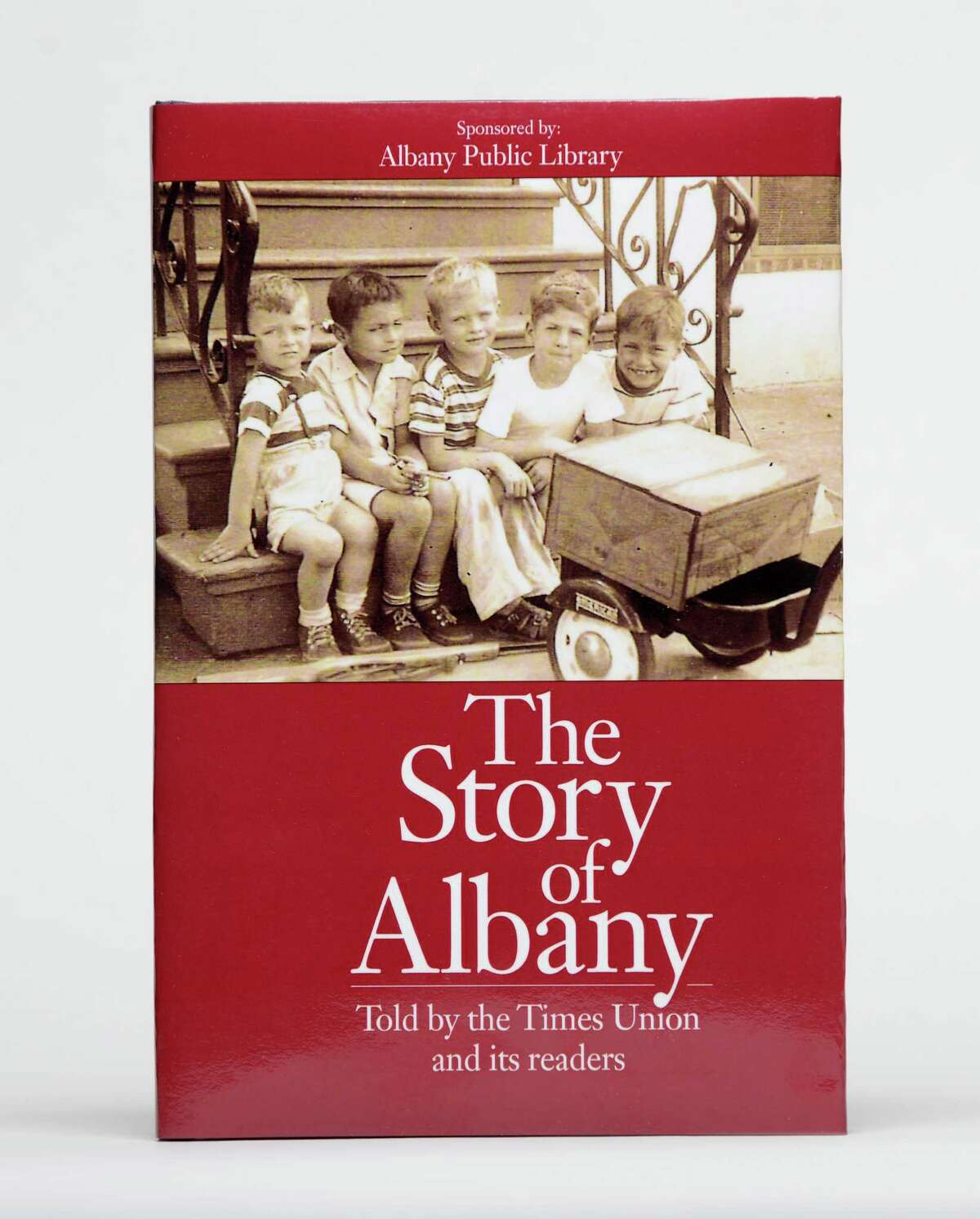 ?“The Story of Albany?“ book cover Tuesday, May 19, 2015, at the Times Union in Colonie, N.Y. (Will Waldron/Times Union)