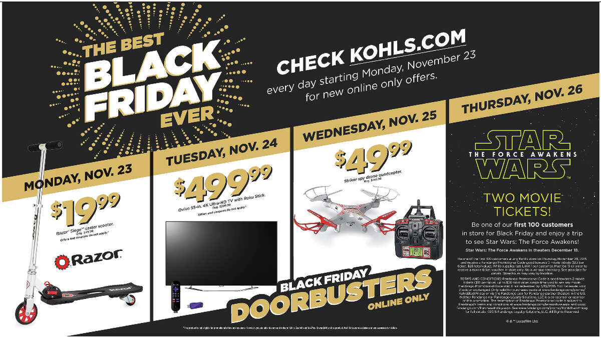 kohls black friday drones