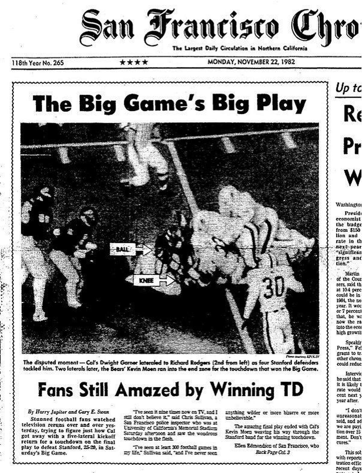 Big Game, bigger moments CalStanford rivalry treasure trove