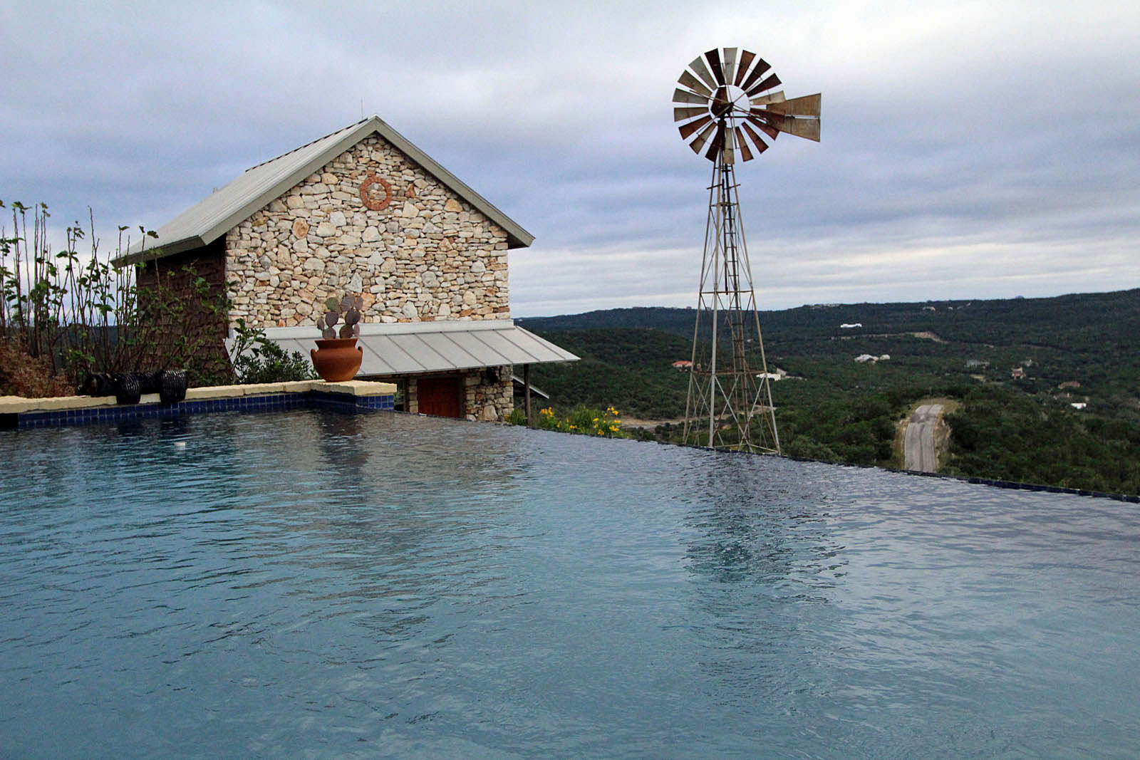Hilltop home has views for miles in Medina Lake
