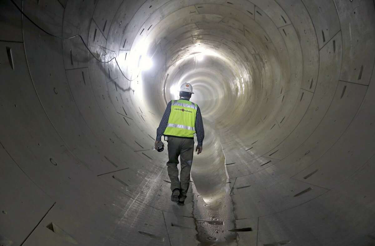 Central Subway project walking tour shows light at end of tunnel