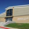 Jasper County Courthouse annex almost complete photo by Jeff Reedy