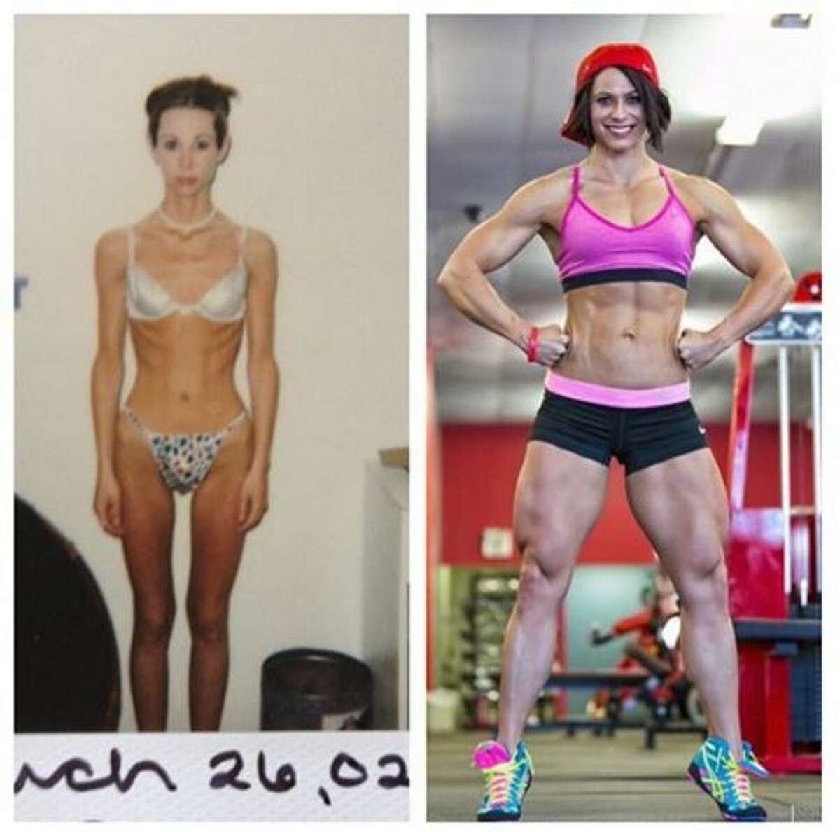 Texas woman who fought anorexia, bulimia with bodybuilding has striking  physique to prove it