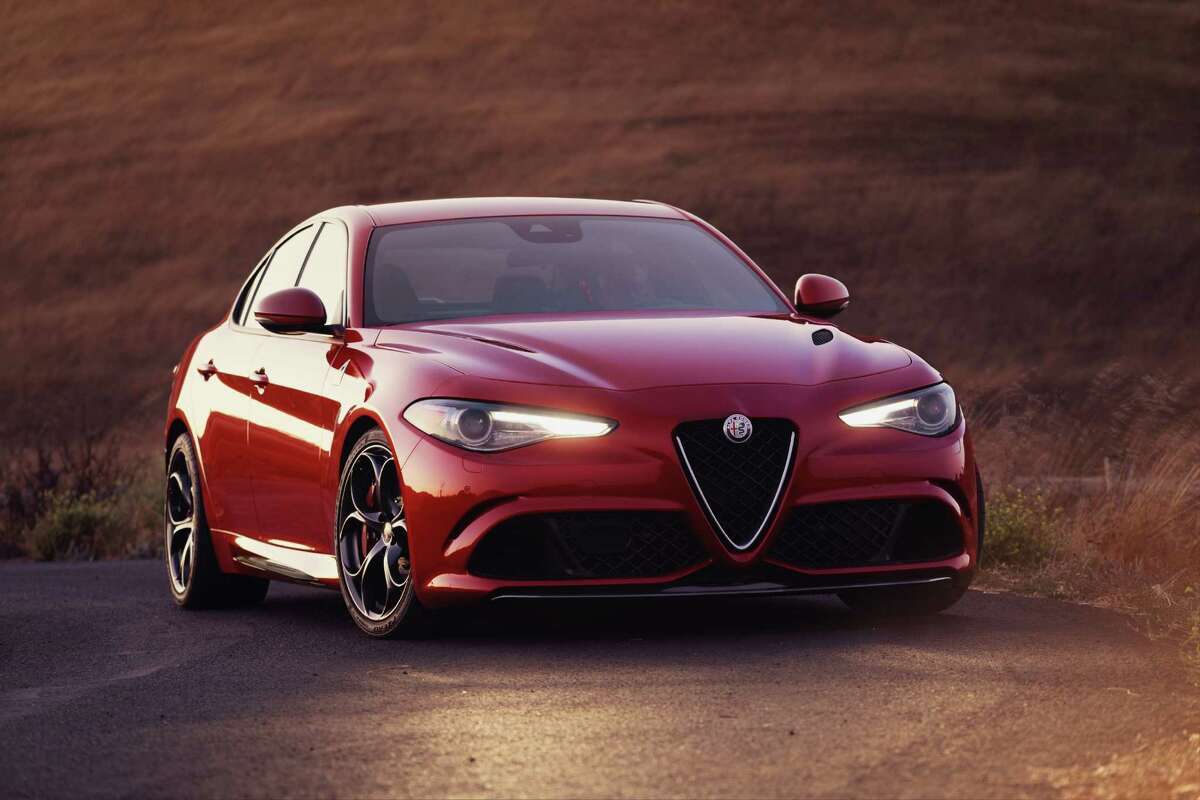 Alfa Romeo Giulia Quadrifoglio:  Next summer a new generation of American consumers will be introduced to Alfa Romeo through its upscale 2017 Giulia performance sedans. The flagship Quadrifoglio packs 505-horsepower thanks to its turbocharged, direct-injected 2.9-liter V-6 engine. Both automatic and manual transmissions will be available. Inside, a 7-inch information display cluster and two analog gauges headline the dashboard. The Quadrifoglio starts at $75,000.