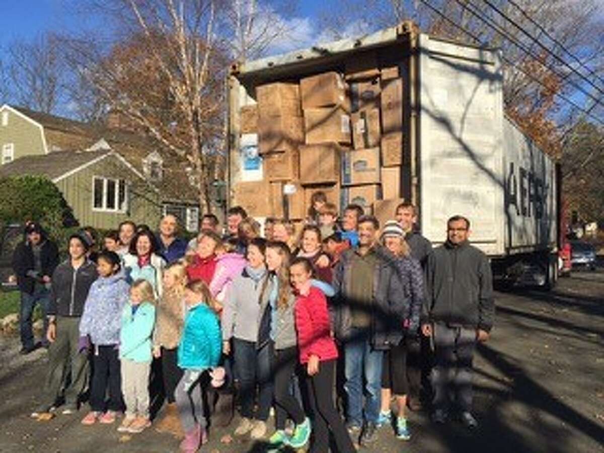 Thousands of Syrian refugee donations were shipped