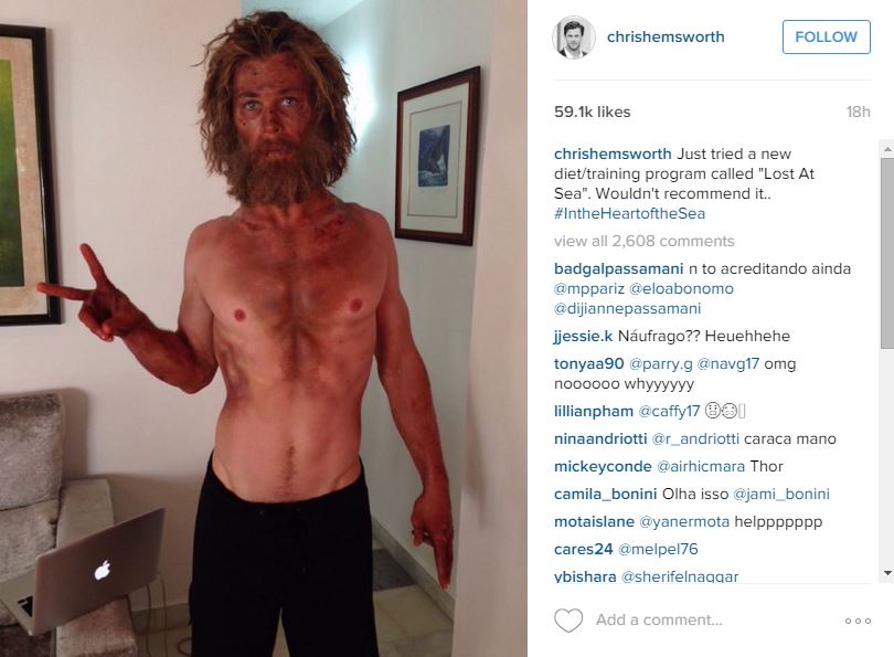 Chris Hemsworth completely changes 'Sexiest Man Alive' physique f...