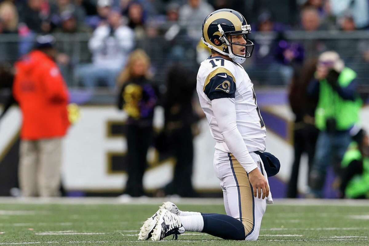 The Rams' Case Keenum stayed in Sunday's game after suffering a concussion, prompting an NFL investigation into how that was allowed to take place.