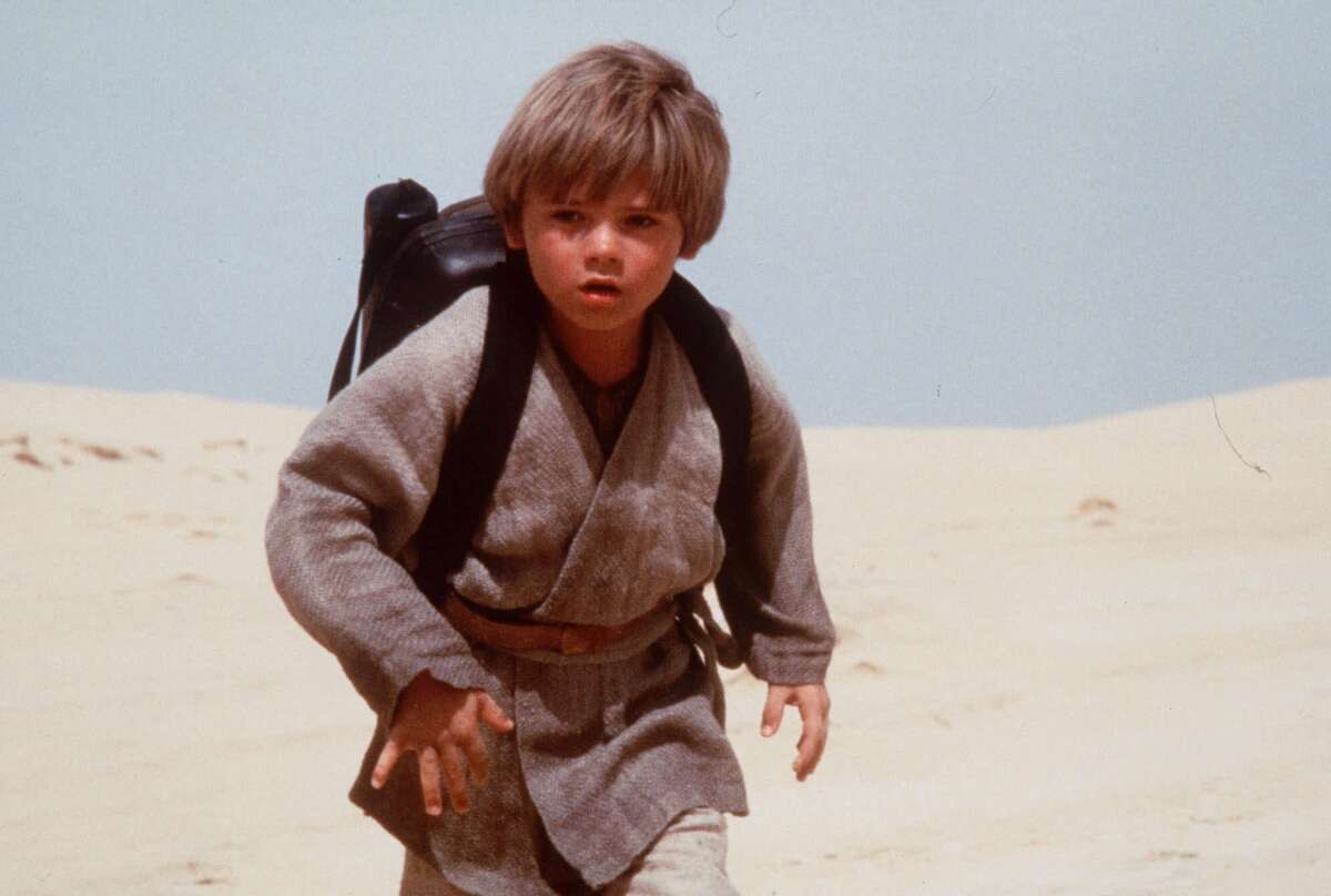 Jake Lloyd, who portrays Anakin Skywalker in 'Star Wars: Episode 1 - The Phantom Menace,' is pictured in this still photograph from the movie, which scheduled to appear in theaters May 19, 1999.