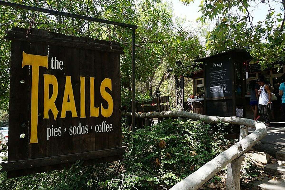 The Trails Cafe is a popular snack shack located in Griffith Park, and a starting point for hiking and biking.