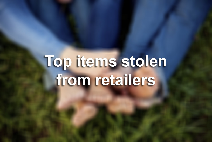 These are the most common items stolen from retail stores