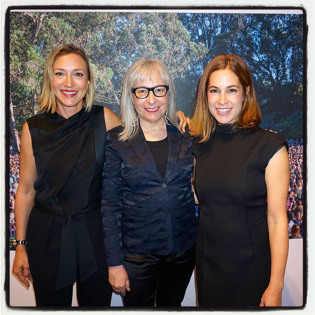 Family Gala co-chair Stacey Silver (left) with Contemporary Jewish Museum executive director Lori Starr and co-chair Alison Pincus. Nov 2015.