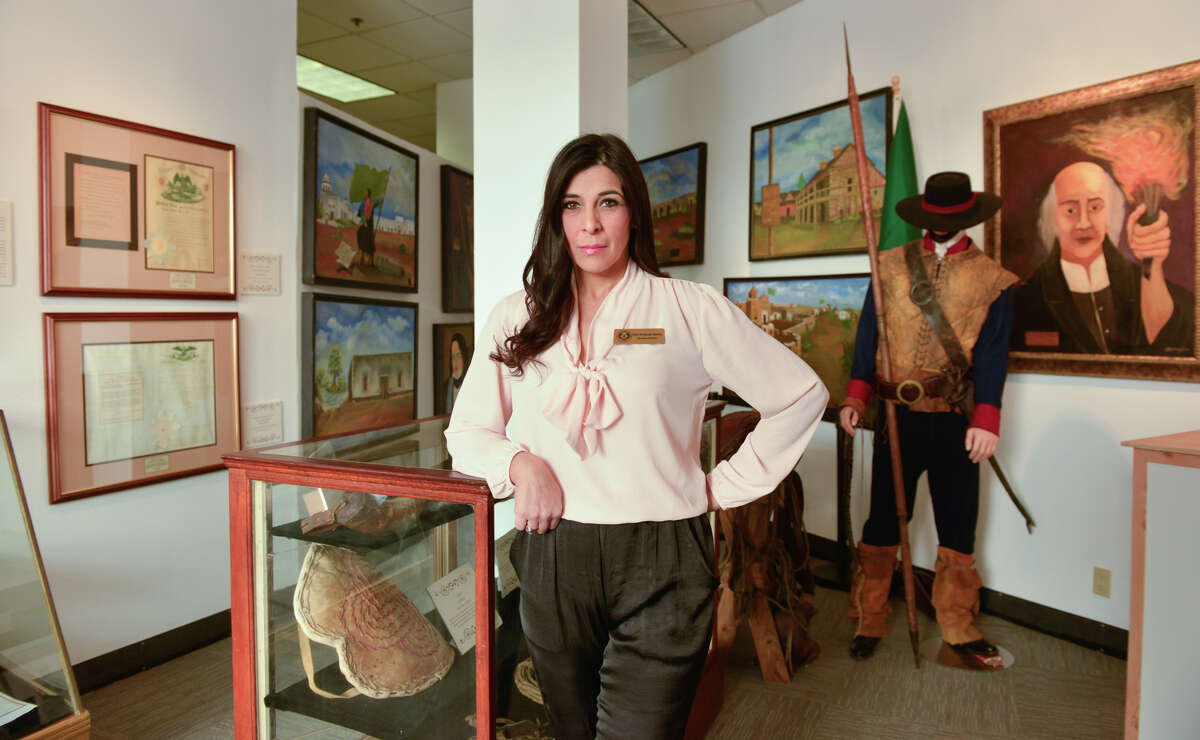 Erika Arremdondo-Haskins is the Executive Director of the Hispanic Heritage Center of Texas, which, with the help of private sponsors and a $500,000 grant from the state, has opened a small museum just off of Houston St.