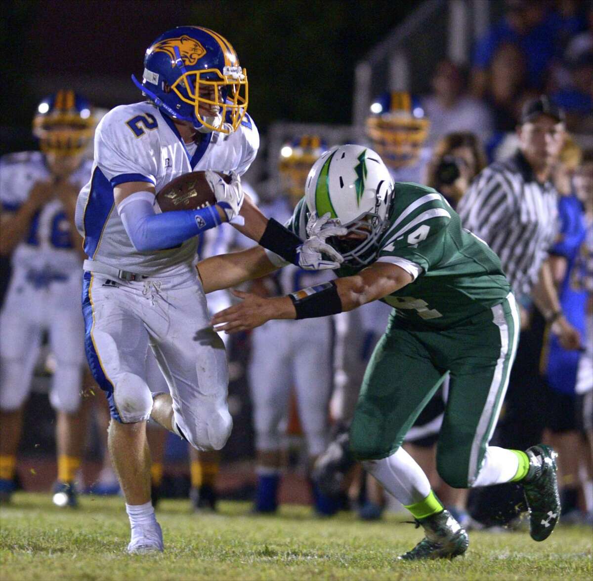 New Milford football team determined to make history, not repeat it