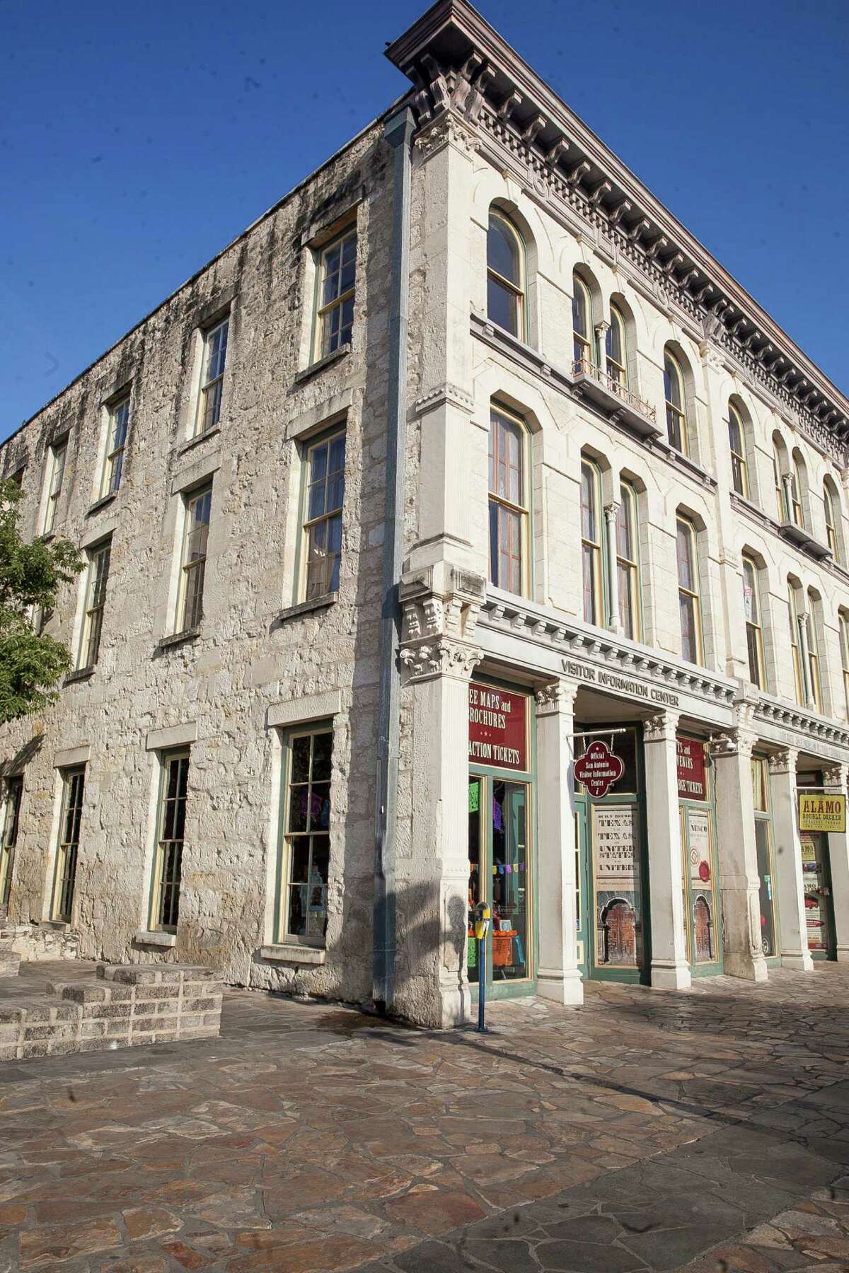 Building facing the Alamo Plaza are being sold to the Texas General Land Office Thursday Oct. 8, 2015.