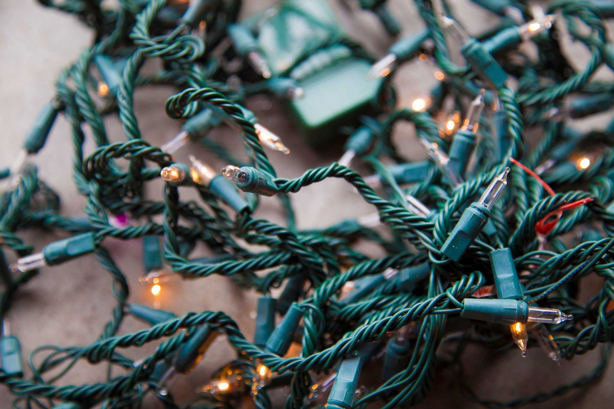 Living Smart How to hang Christmas lights on your garage door