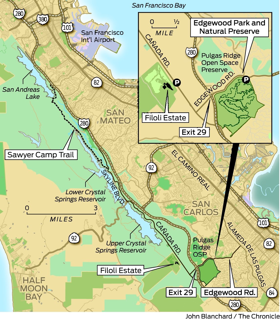 peninsula link bike trail map