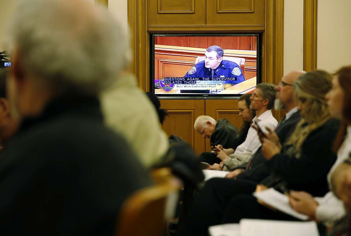 San Francisco Police Department Deputy Chief Hector Sainez speaks during a meeting of the San Francisco Police Commission at City Hall in San Francisco, California, on Wednesday, Dec. 2, 2015.