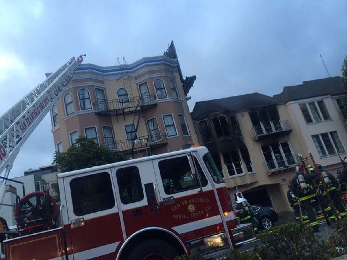 3 injured in apartment building fire in S.F.’s Marina district