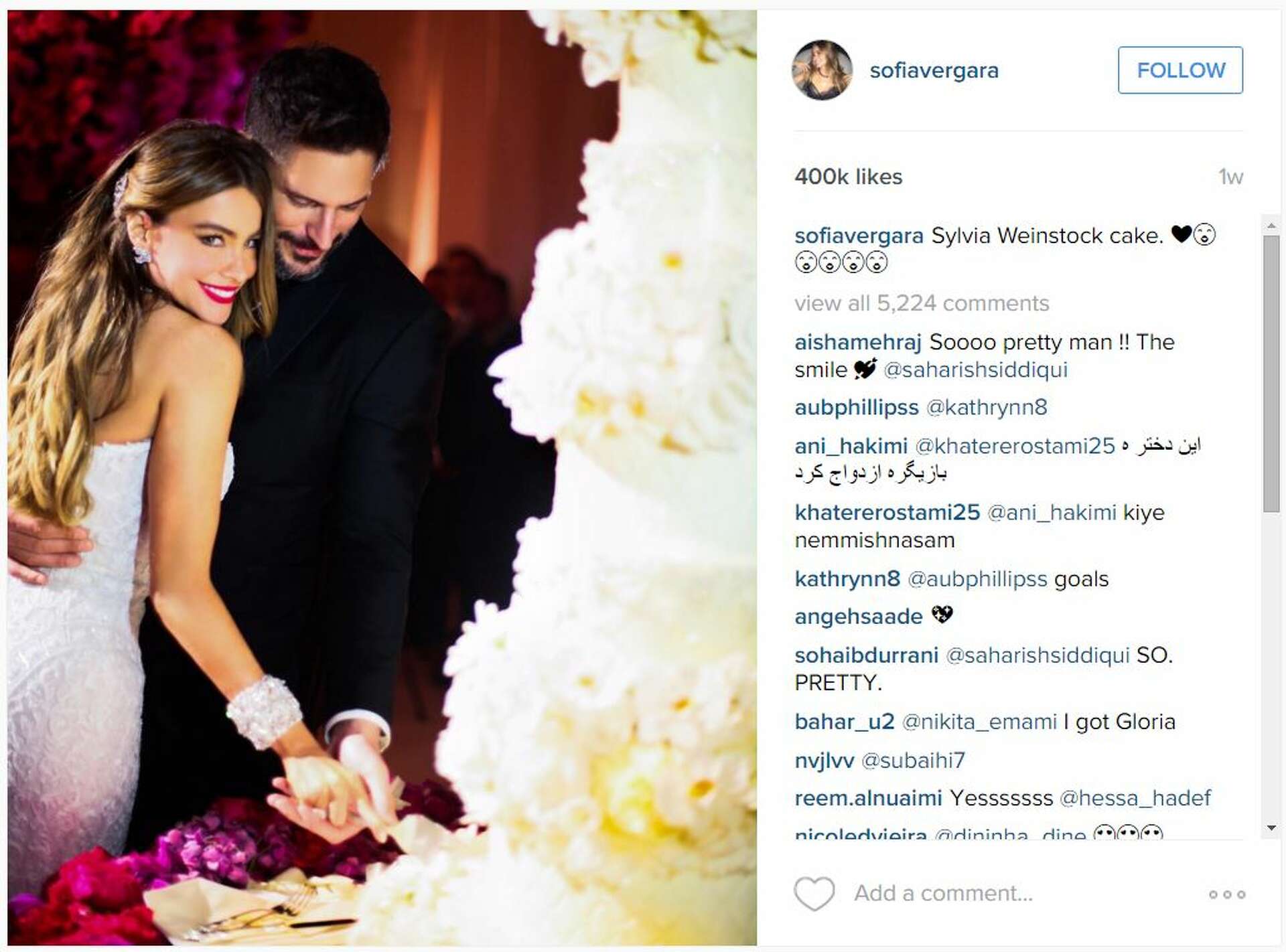 sof-a-vergara-and-joe-manganiello-wedding-cake-honestweddingadvice