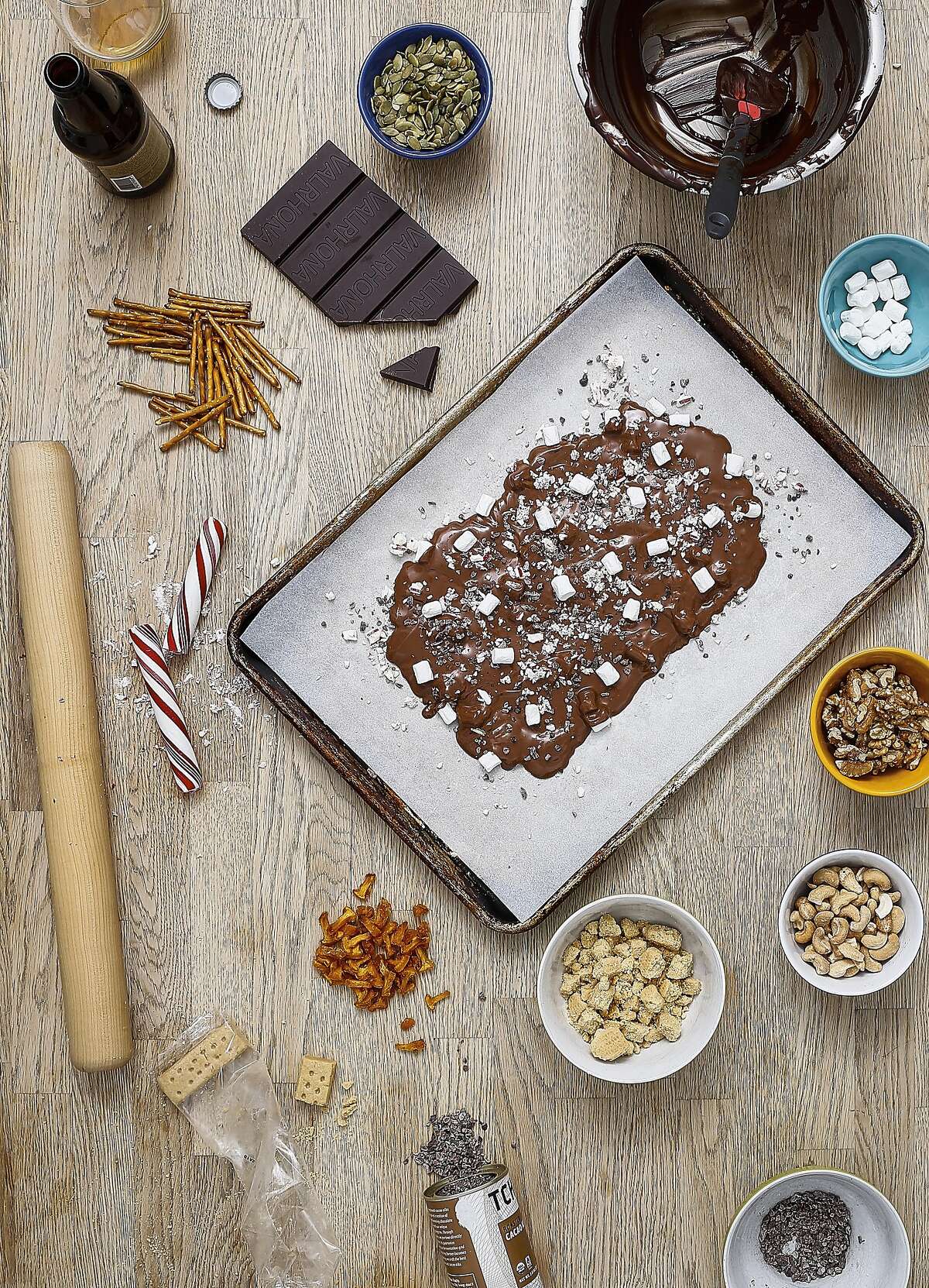 DIY Chocolate Bark Holiday Party