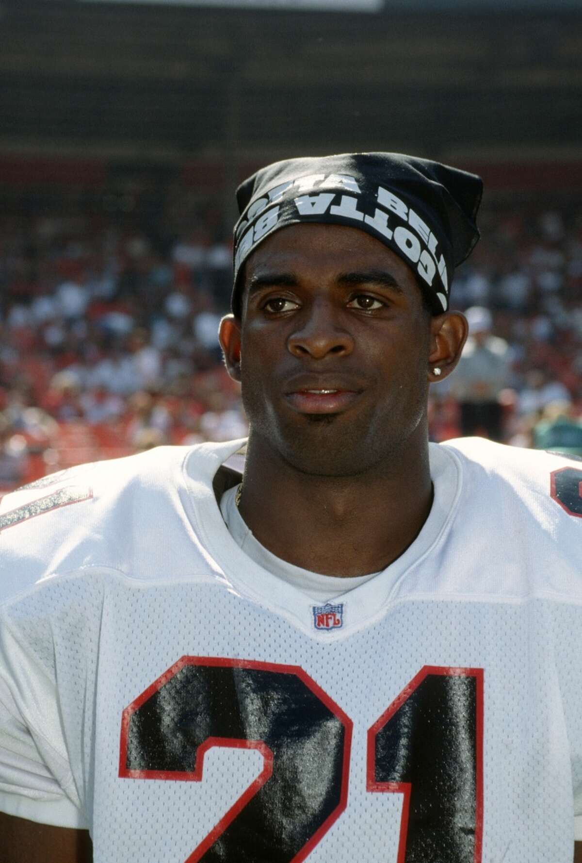 Atlanta: Deion Sanders, CB | 1989 first round (fifth overall) Part of a top-heavy first round that saw four of the first five picks make the Hall of Fame, Atlanta got a great return with Sanders. The man known as "Prime Time" is one of the most colorful players in NFL history while also being one of the finest corners in league annals. His ability to shut down half the field caused many an opponent to rethink their game plans.