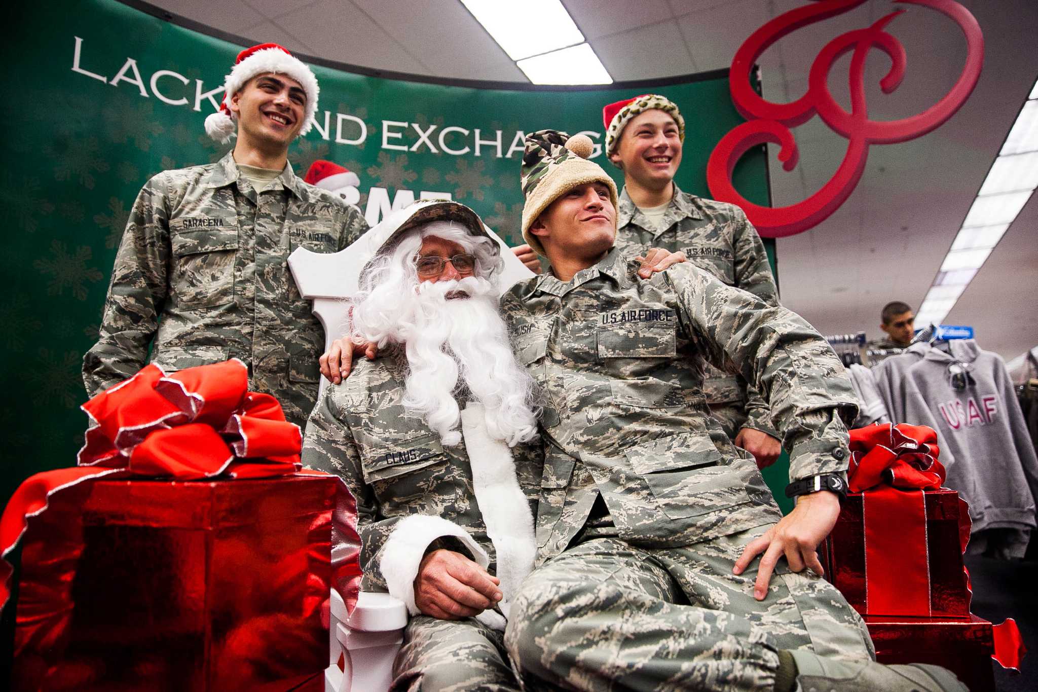 Basic training takes a merry turn