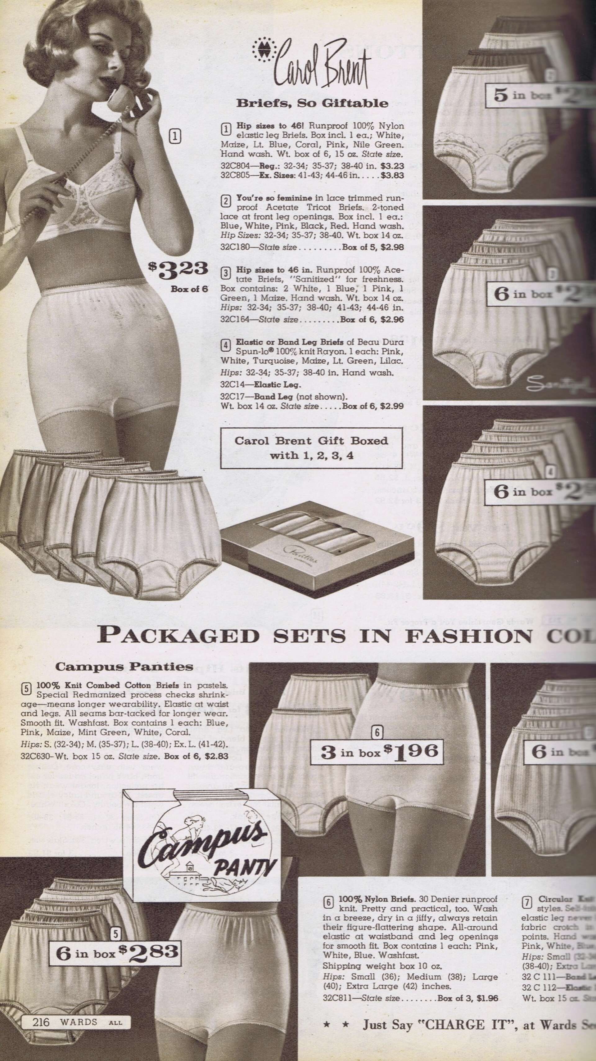 Catalog porn - Underwear ads through the 20th century