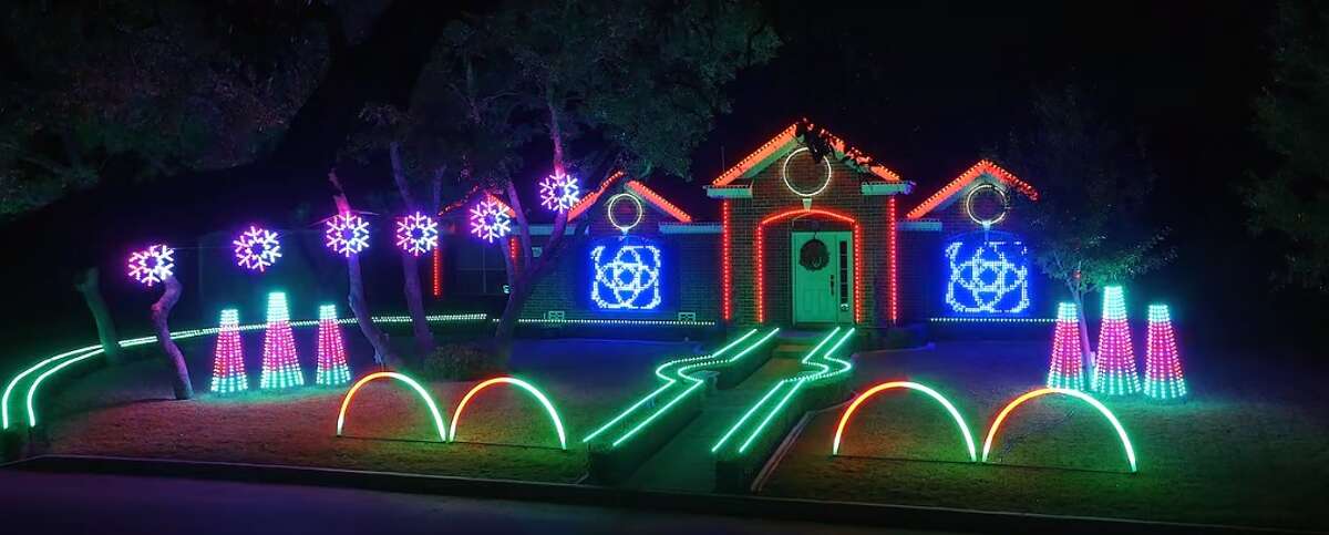 Johnson Family's home is decked with more than 7,000 programmed lights, and was even featured on the ABC TV show "Christmas Light Fight."Click on to see where else you can find great Christmas displays in town.