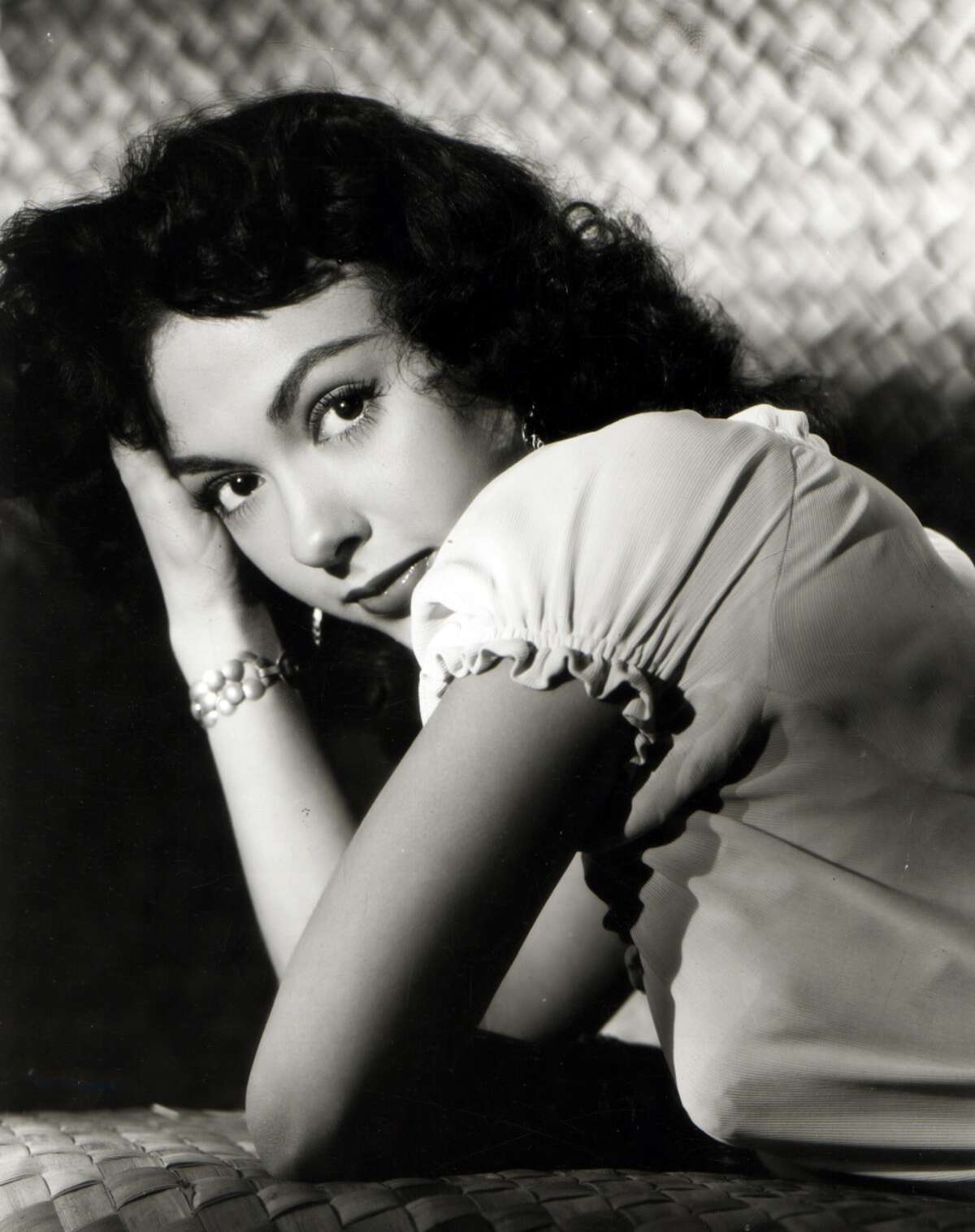 Photo of Puerto Rican actress and singer Rita Moreno posed circa 1950.