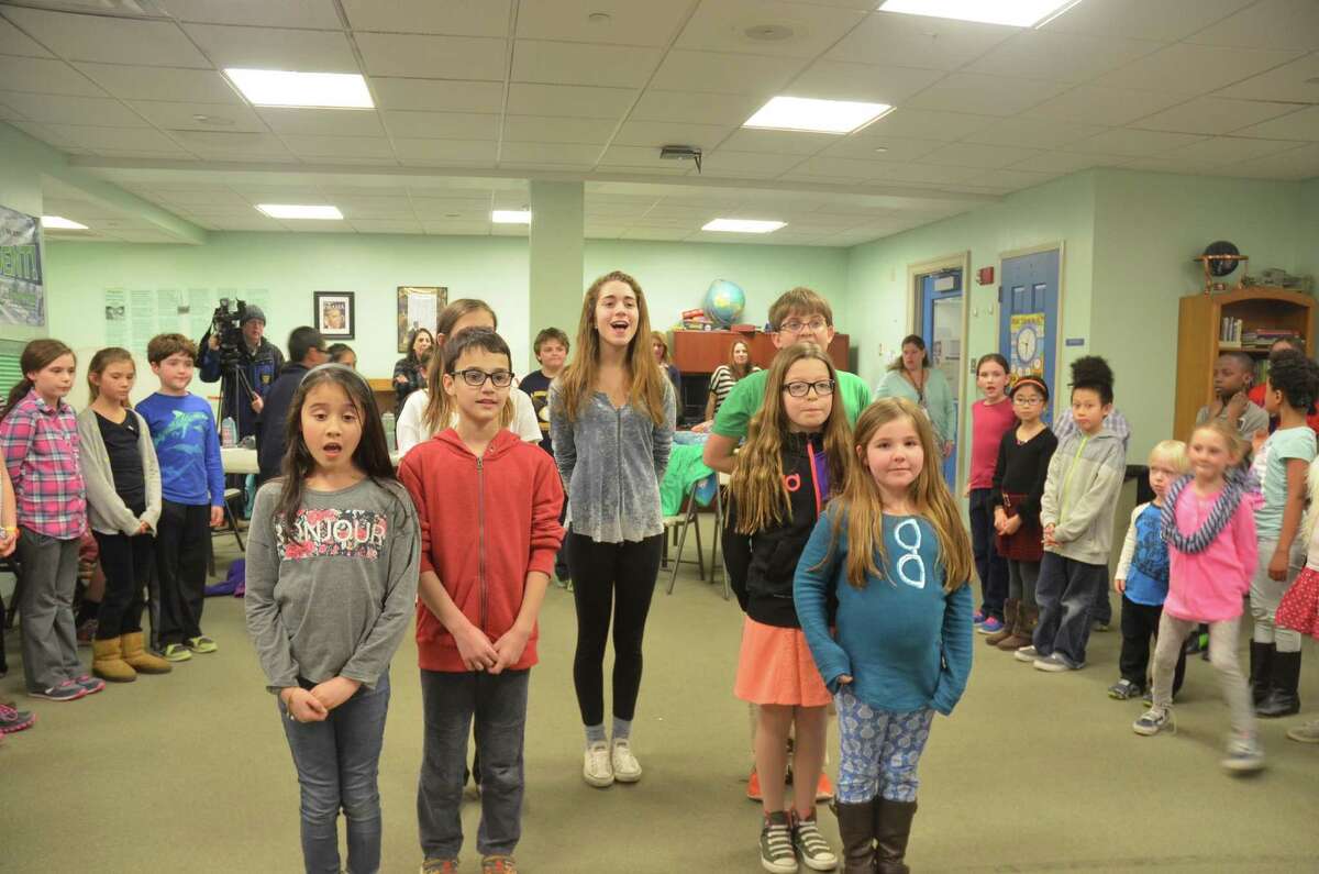 Young performers rehearse in the Boys and Girls Club of Greenwich’s 2015 performance of the Sound of Music. Actors are now being sought for The Wizard of Oz.