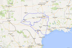 Maps show how big Texas is compared to other places