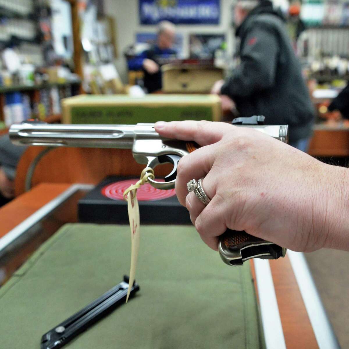 Area gun stores report soaring sales