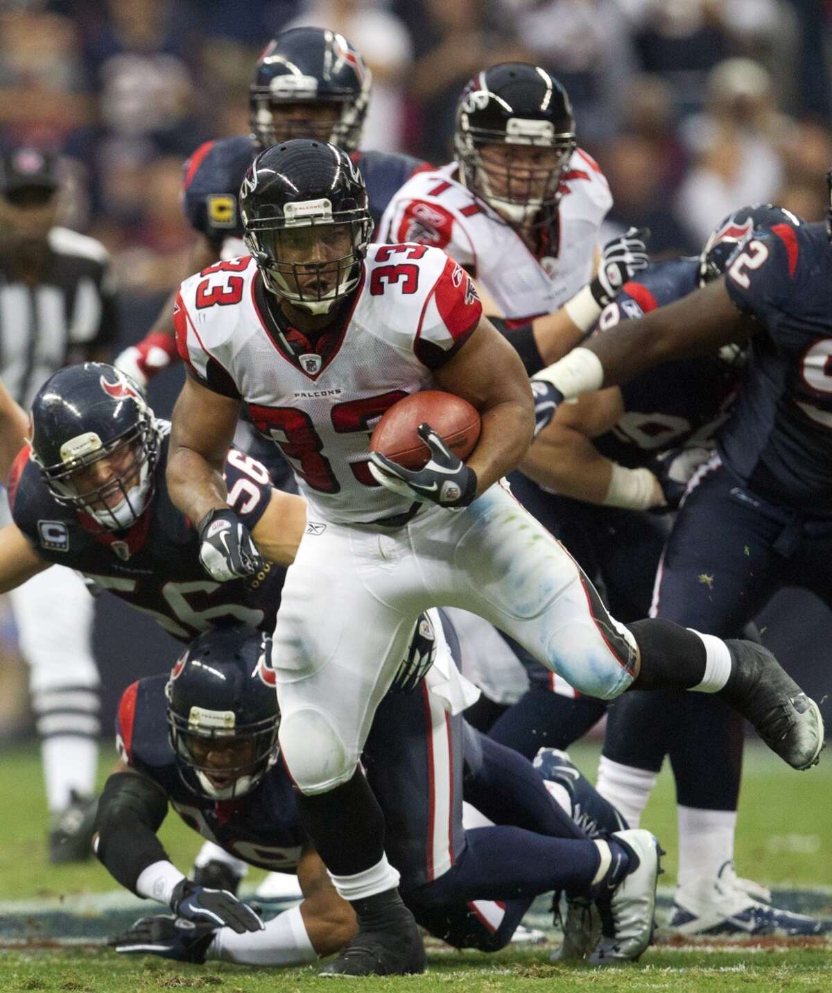 Atlanta: Michael Turner, running back Desperate for a running back, the Falcons signed Turner away from San Diego. He provided the Falcons with the kind of running game the coaches wanted, producing three 1,000-yard seasons.