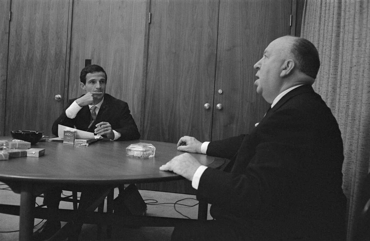 François Truffaut's interviews with Alfred Hitchcock, right, are the basis of the film "Hitchcock/Truffaut."