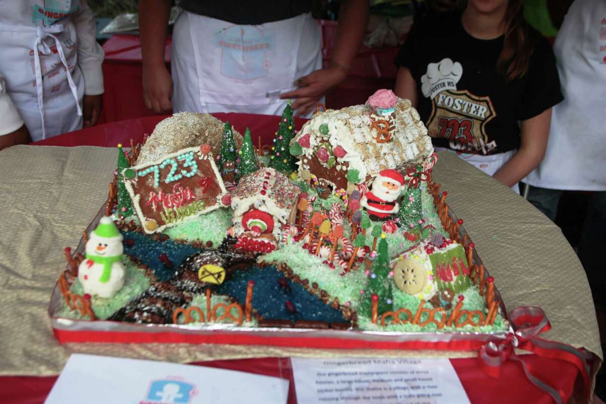Foster High School culinary arts students created this for a past Gingerbread Build-Off.
