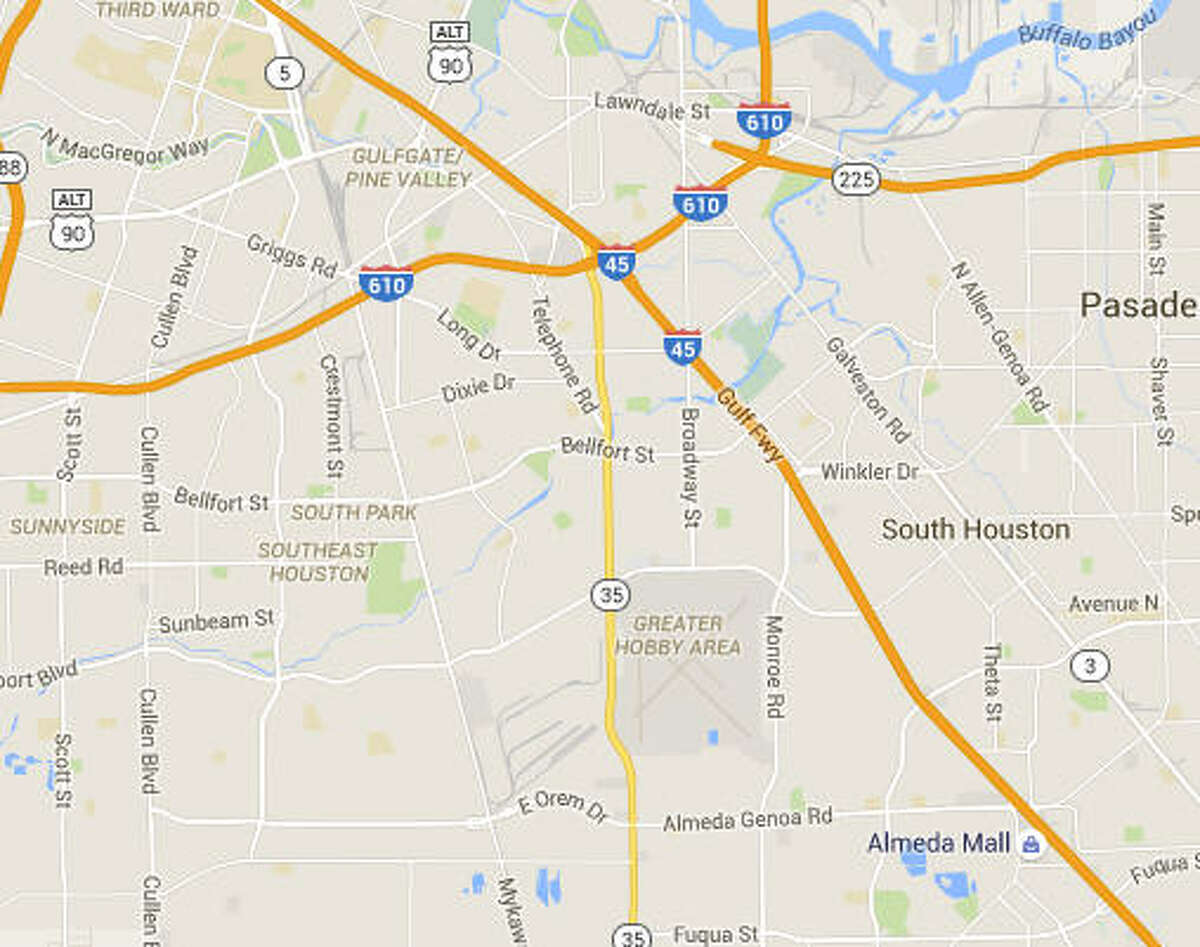 Map shows where shootings took place in Houston