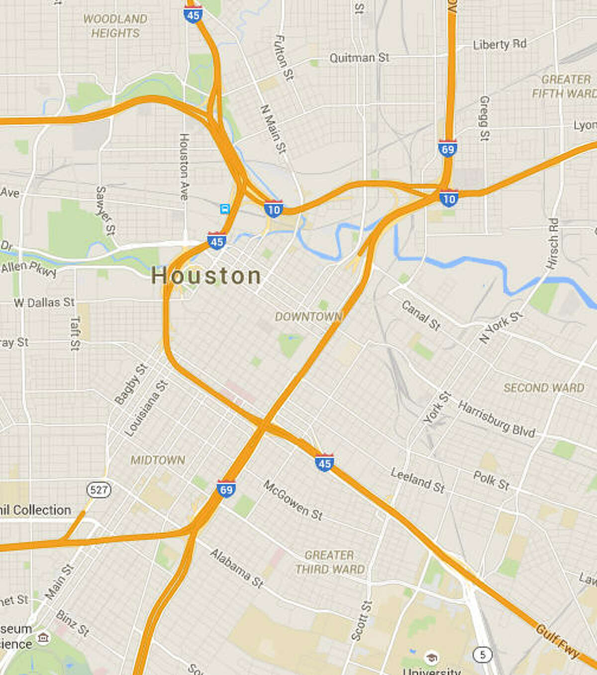 Map shows where shootings took place in Houston