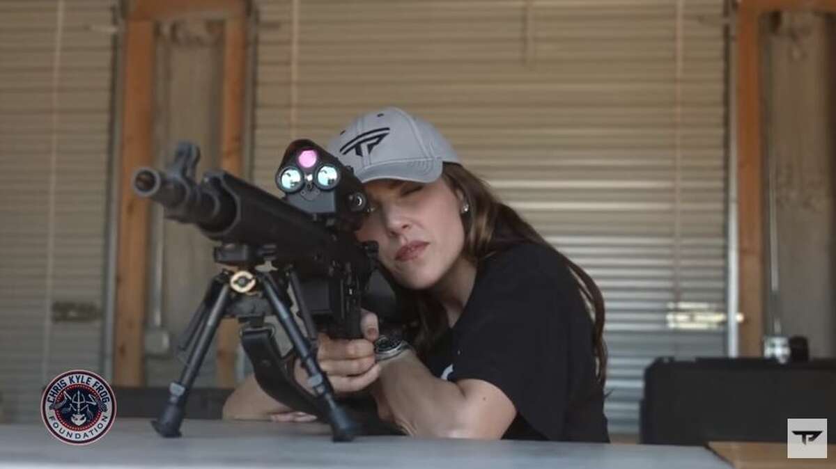 Taya Kyle won the inaugural American Sniper Shootout using guns with TrackingPoint technology.