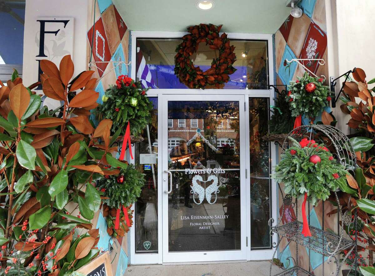 Something Special Flowers by Lisa Greenwich section of Greenwich, Conn., was selected as one of the winners in the Greenwich Chamber of Commerce Storefronts Holiday Window Contest.