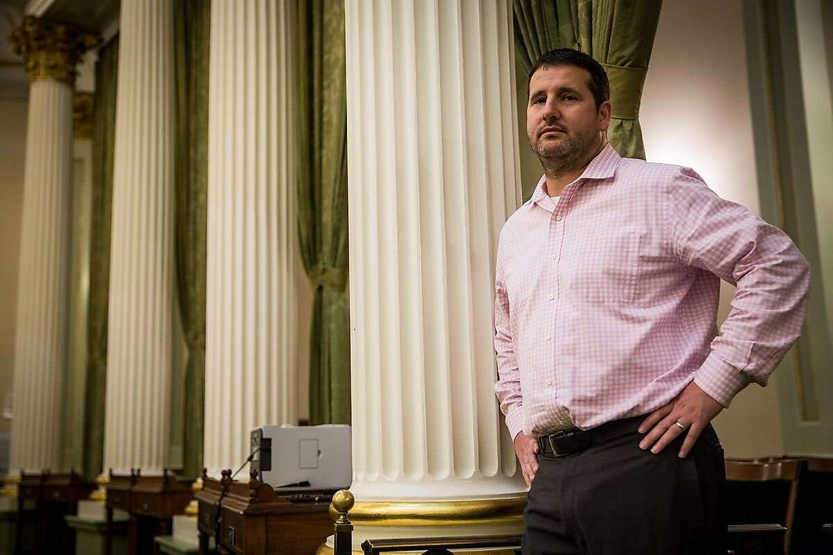 Greg Campbell, who is leaving the Assembly after an 18-year career in which he rose from a student intern who answered phones and opened mail, to the chamber's most powerful staff member. Greg Campbell poses for a portrait at the State Capitol in Sacramento, California, December 8, 2015.