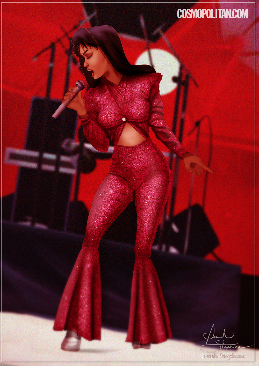 selena quintanilla red jumpsuit