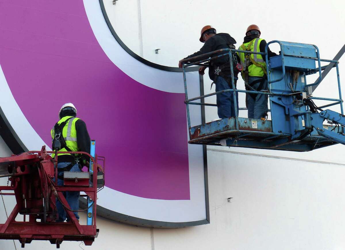 Zip lining above the furniture Jordan’s, owned by Warren Buffett