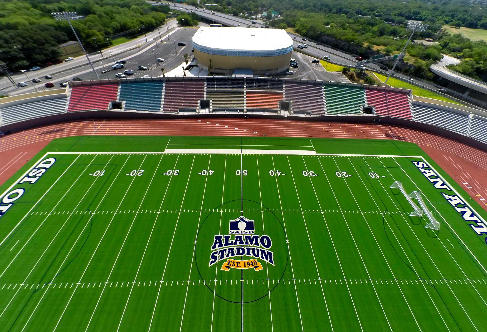 Alamo stadium outlet